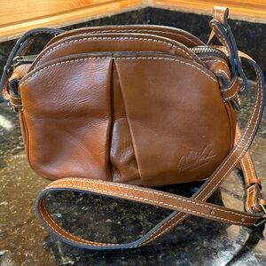 Brown Leather Crossbody Bag